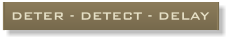 DETER - DETECT - DELAY