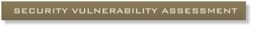 SECURITY VULNERABILITY ASSESSMENT